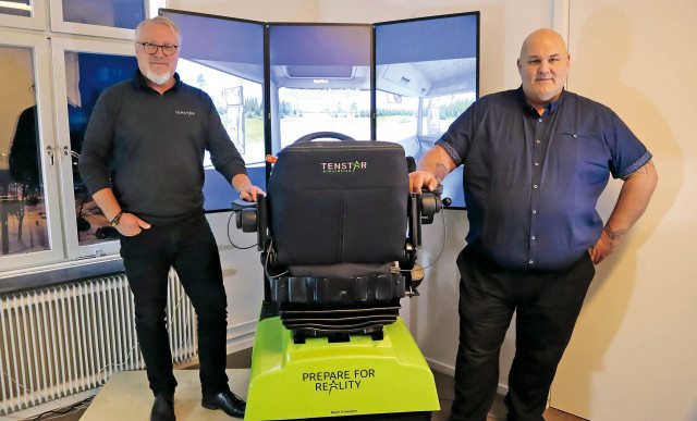 Världsledande lastbilssimulator för chaufförsutbildningar till Gävle